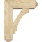 Ekena Millwork Imperial Craftsman Rough Sawn Bracket w/ Offset Brace, Douglas Fir, 6"W x 16"D x 20"H BKT0604X16X20IMP04RDF - alternate 4